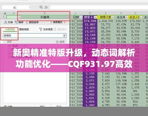 新奥精准特版升级,动态词解析功能优化——CQF931.97高效版