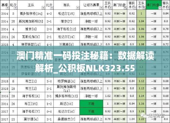 澳门精准一码投注秘籍:数据解读解析_公积板NLK323.55