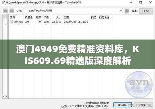 澳门4949免费精准资料库，KIS609.69精选版深度解析