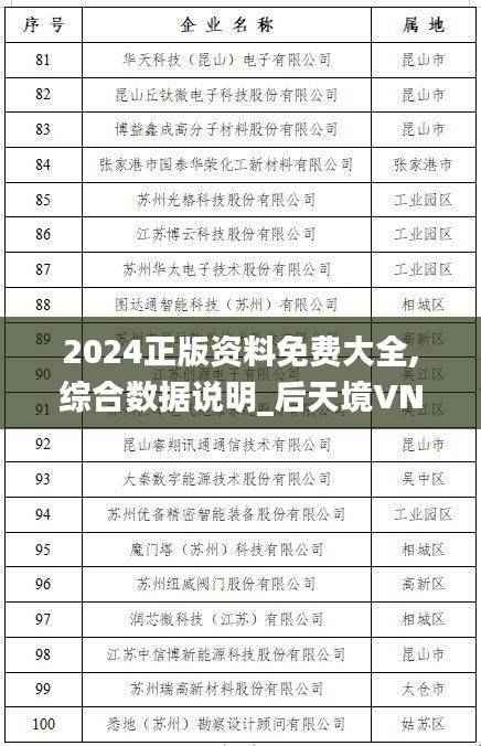2024正版资料免费大全,综合数据说明_后天境VNO349.96
