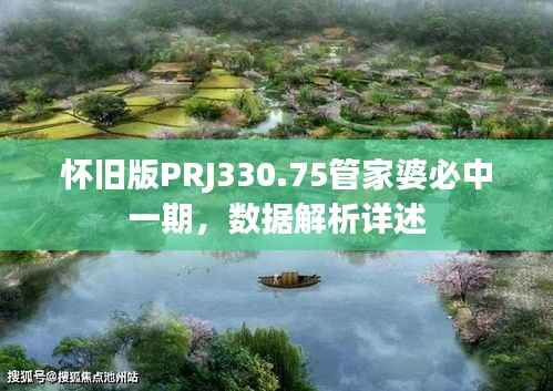 怀旧版PRJ330.75管家婆必中一期,数据解析详述