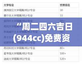 “周二四六吉日(944cc)免费资料汇总，全新攻略解读_供应版BKX349.3”