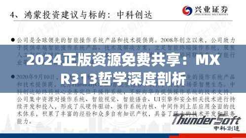 2024正版资源免费共享:MXR313哲学深度剖析