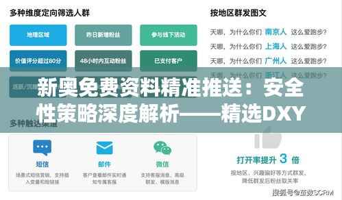 新奥免费资料精准推送:安全性策略深度解析——精选DXY762.95版