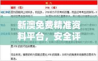 新澳免费精准资料平台,安全评估方案附LZE314.21内含版
