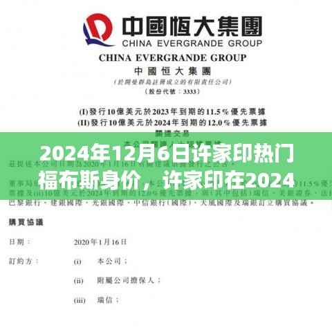 许家印在福布斯排行榜的身价,繁荣背后的深度解读(最新预测)