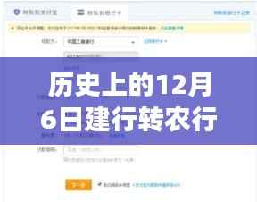历史上的12月6日,建行转农行实时转账的成就与自信展现