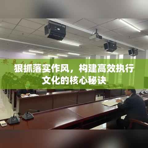 狠抓落实作风,构建高效执行文化的核心秘诀