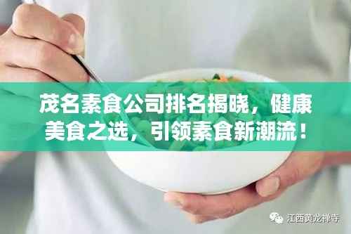 茂名素食公司排名揭晓,健康美食之选,引领素食新潮流!